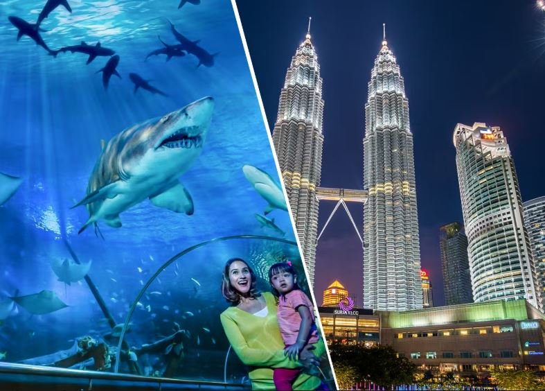 Combo (Save 13%): Aquaria KLCC + Petrosains Tickets (Non Malaysian Citizen)