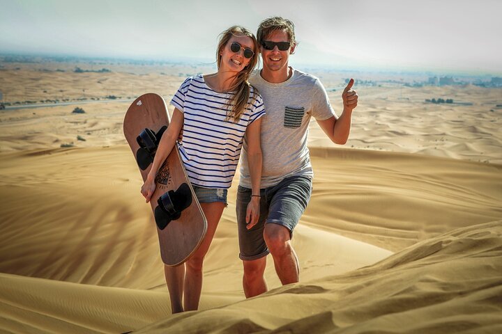 Overnight Desert Safari with Dune Bashing & BBQ Dinner in Abu Dhabi