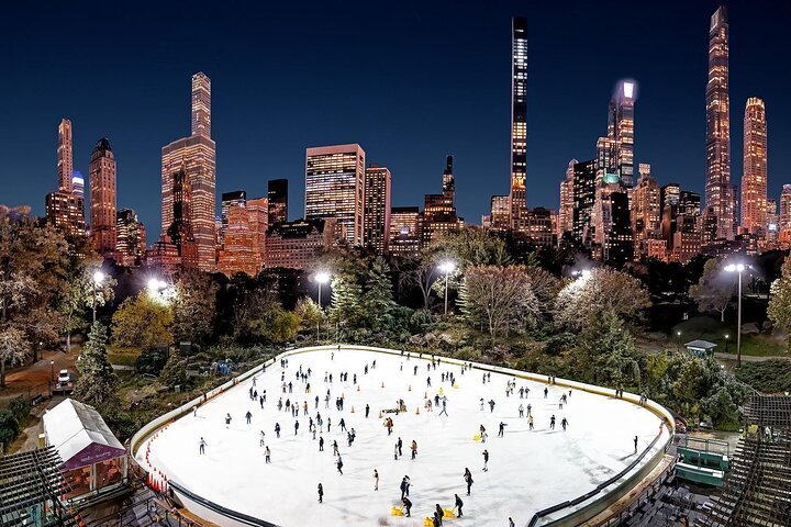 Wollman Rink Ice Skating Tickets with Skate Rental