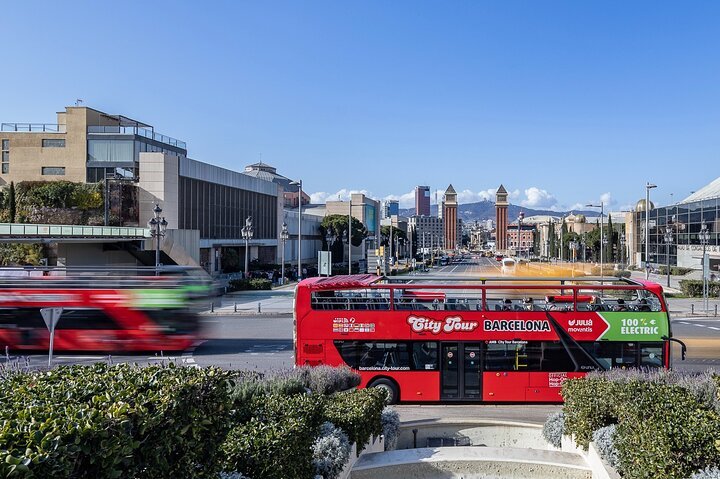 Barcelona City Tour: Hop-on Hop-off Bus Tour with Optional Eco Catamaran Cruise