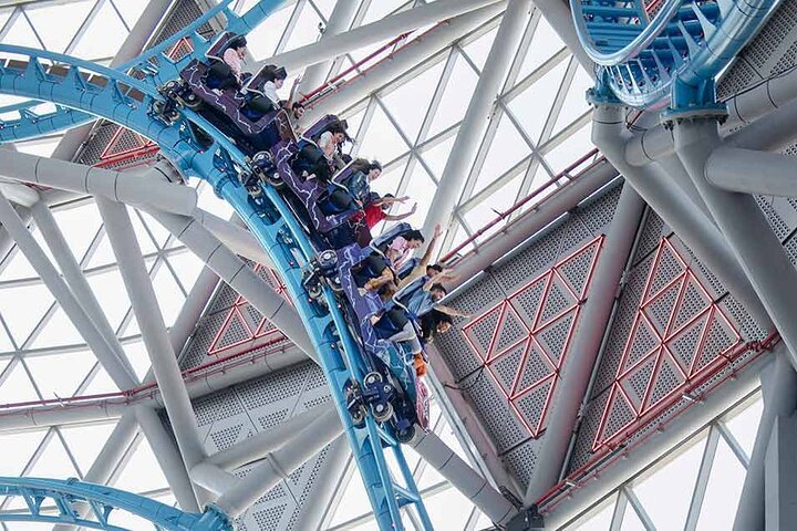 The Storm Coaster Dubai's Fastest indoor Roller Coaster