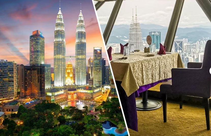 Combo (Save 5%): Petronas Twin Towers Tickets + ORBIT Revolving Dinner Buffet