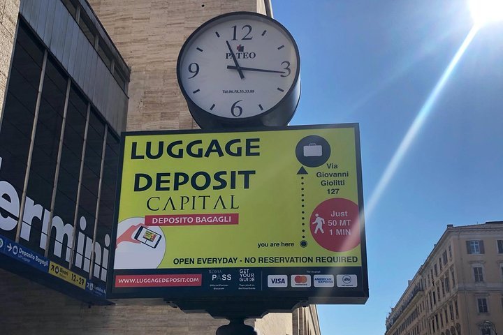 Luggage Storage near Rome Termini